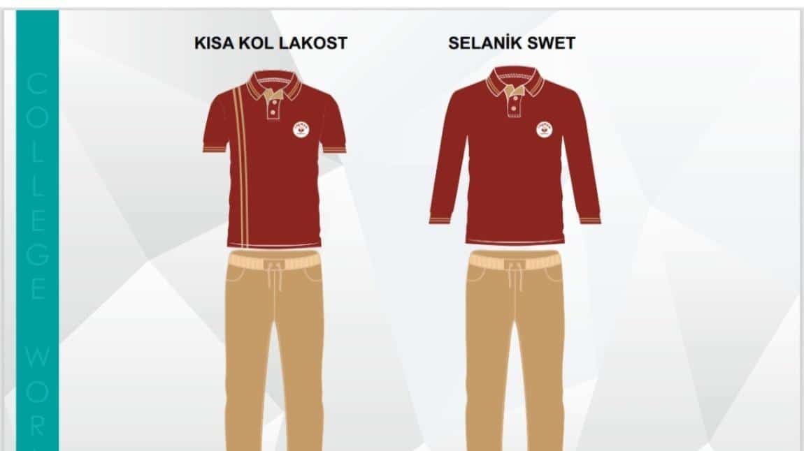 2025-2026 yılı eğitim öğretim yılı itibariyle 4 yıl boyunca kullanılacak Okul Üniformamız belirlenmiştir
